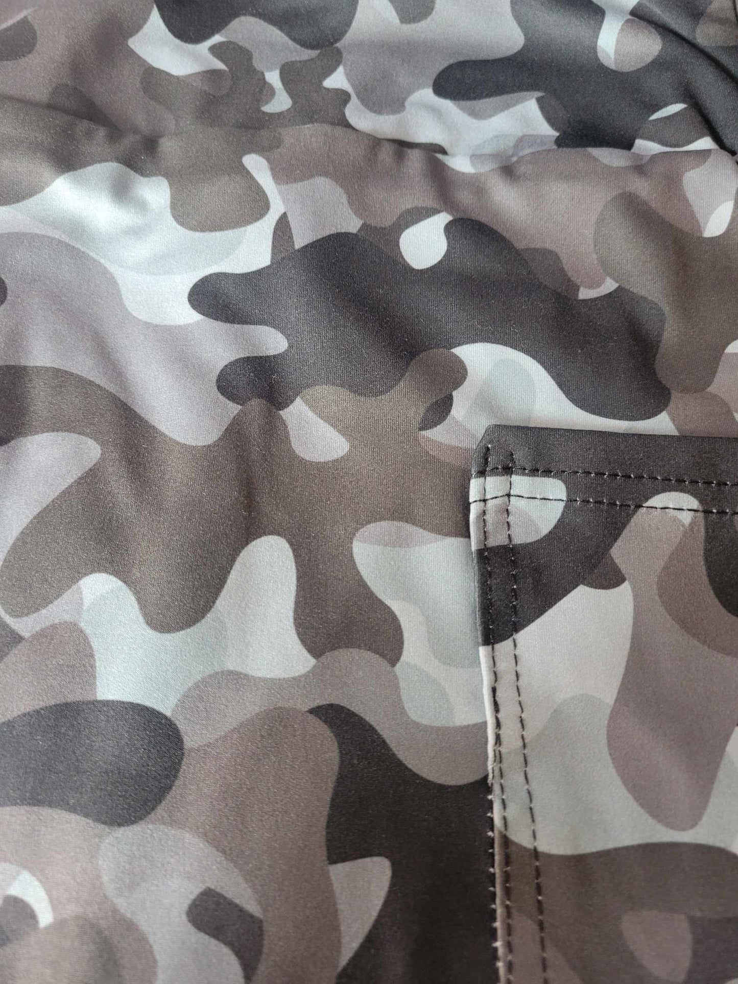 Black camo Leggings with Pockets