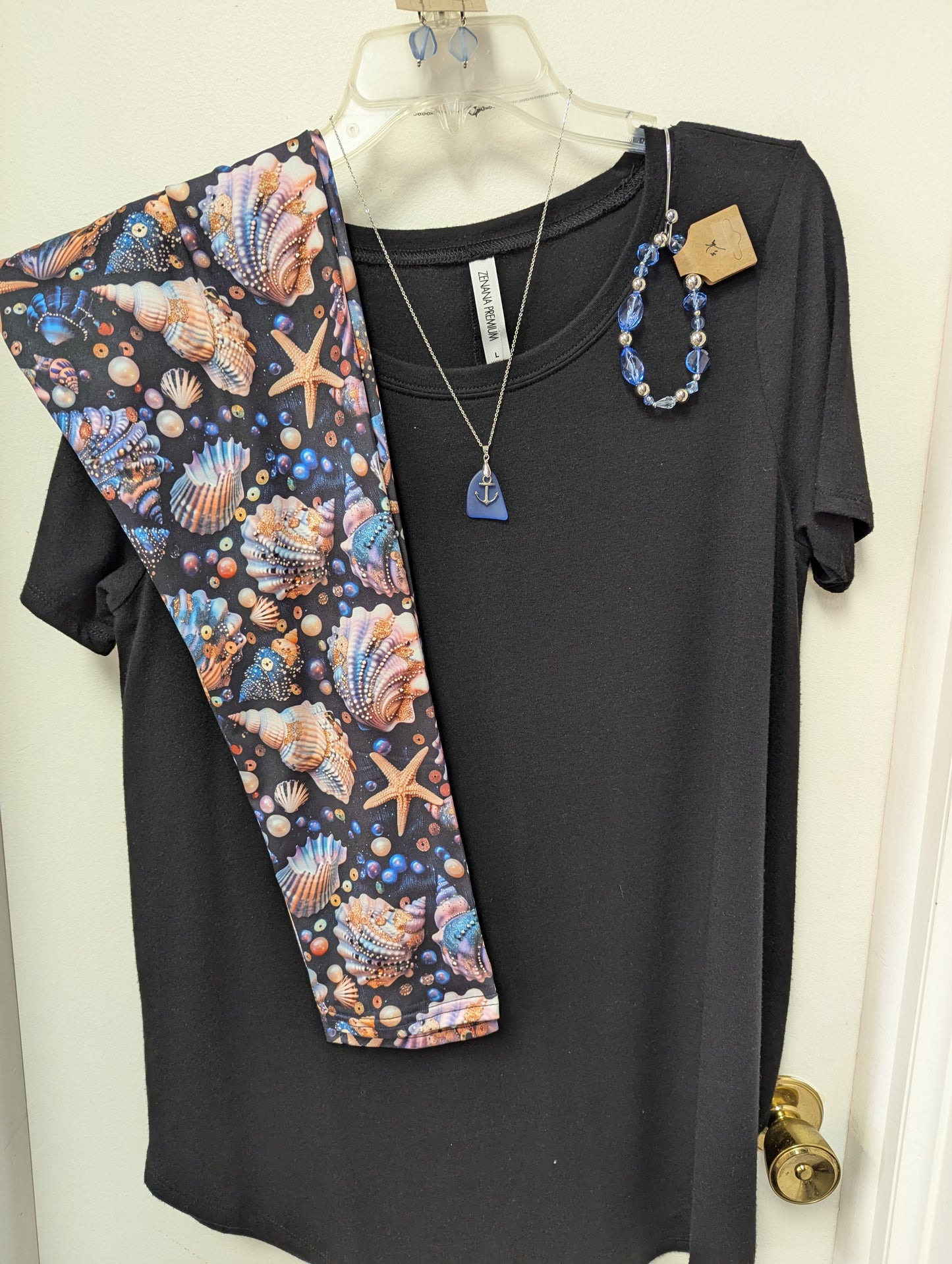 Seashell Leggings with Pockets
