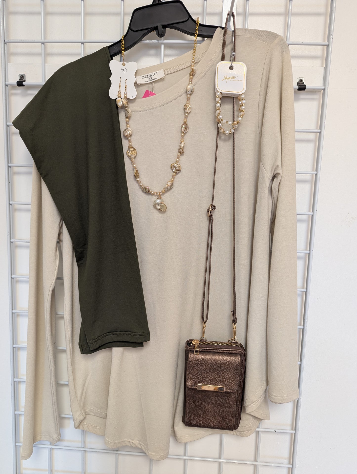 Olive Leggings with Pockets