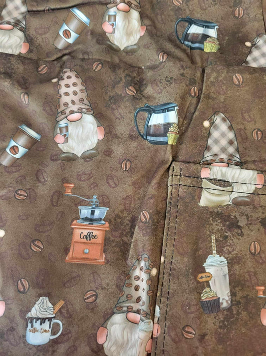 Coffee gnomes Leggings with Pockets - Simply Scarves And Such