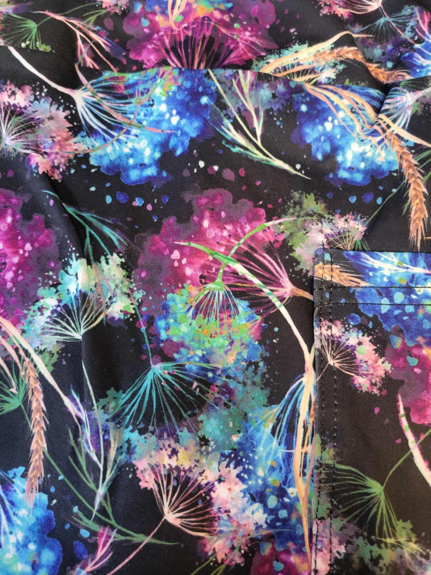 Colorful dandelion Leggings with Pockets - Simply Scarves And Such