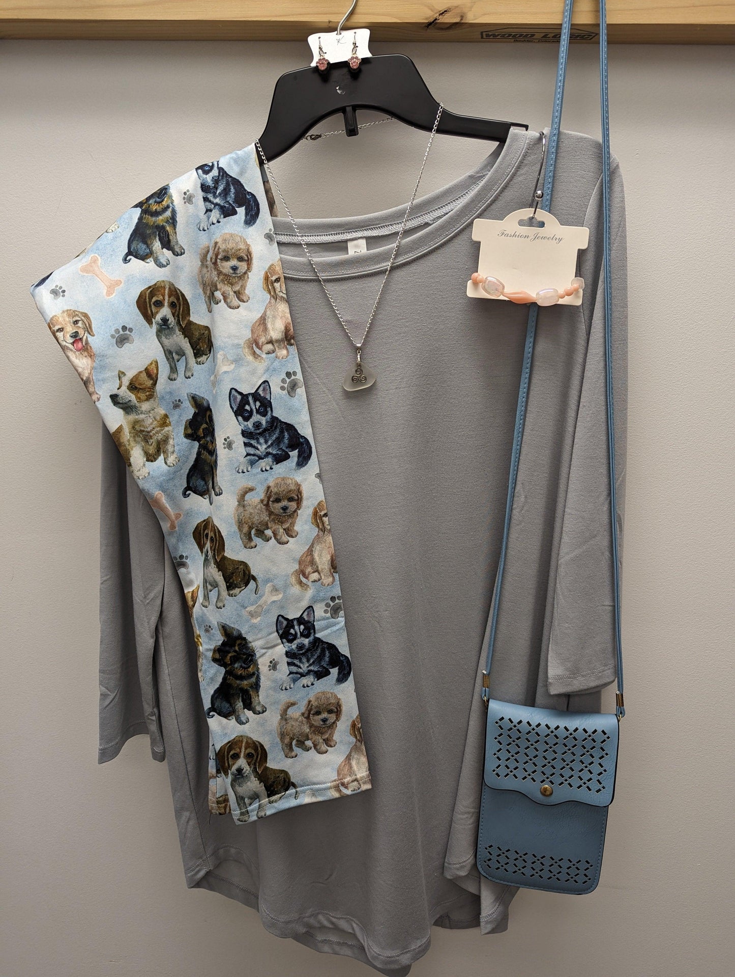 Puppy love Leggings with Pockets - Simply Scarves And Such