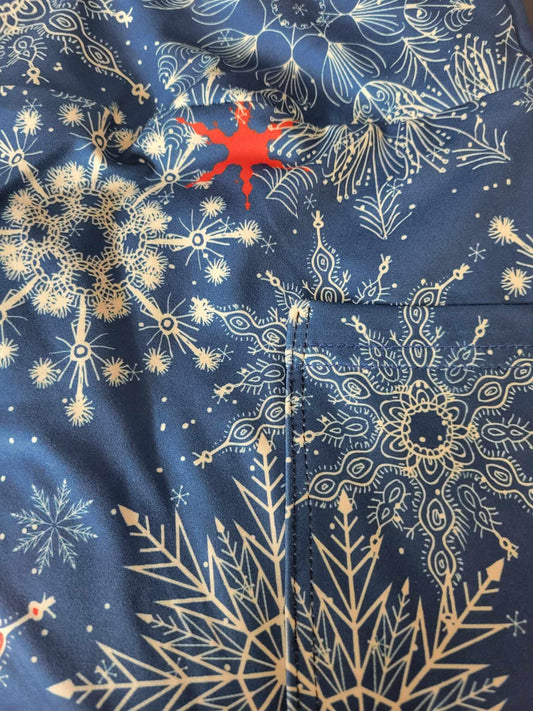 Snowflake Leggings with Pockets - Simply Scarves And Such