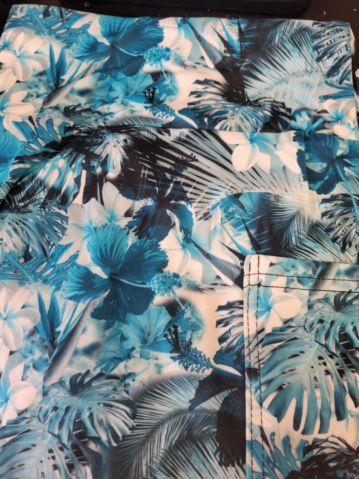 Tropical floral Leggings with Pockets - Simply Scarves And Such