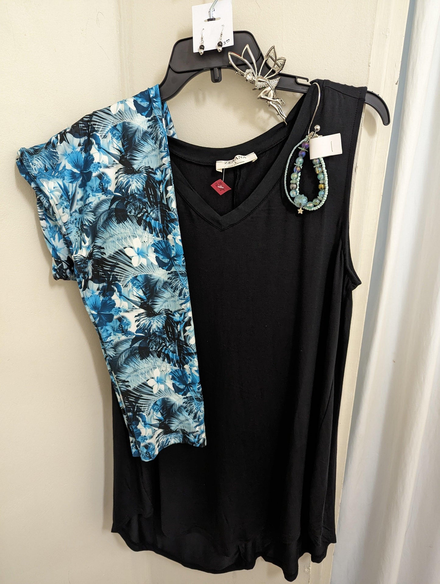 Tropical floral Leggings with Pockets - Simply Scarves And Such