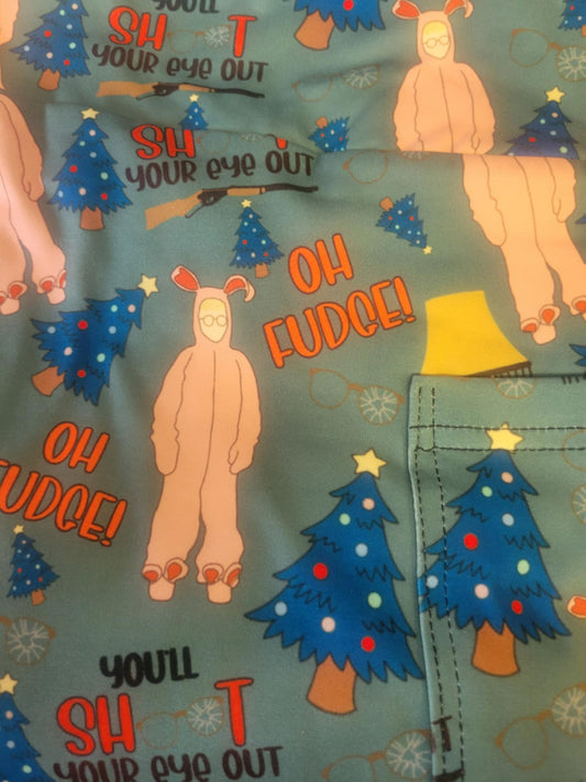 A Christmas Story Leggings with Pockets