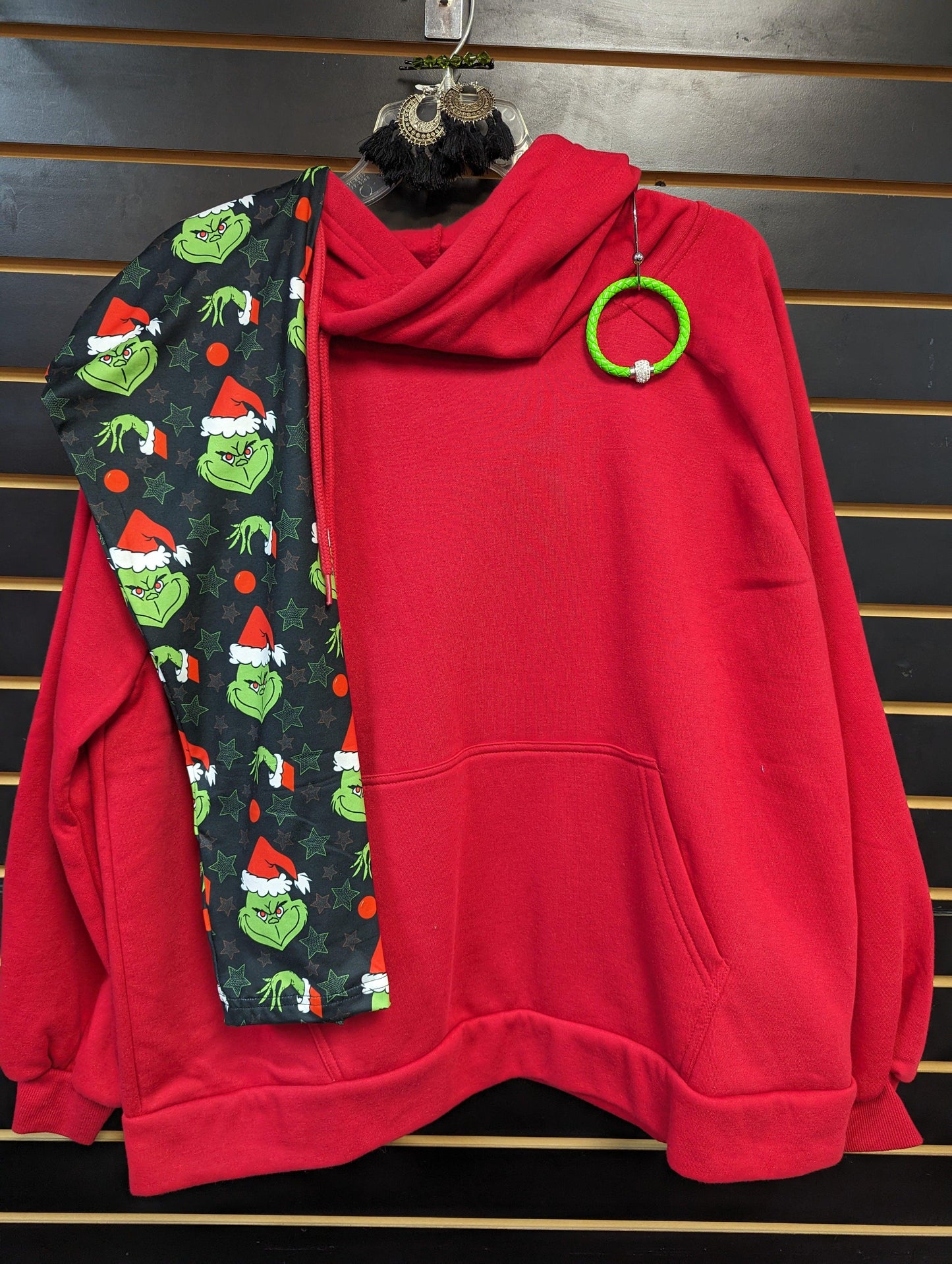 Grinch Leggings with Pockets - Simply Scarves And Such
